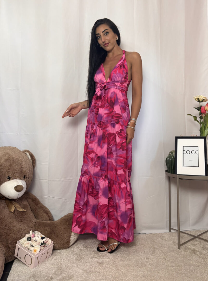 abito klelia- fucsia - immagine 2