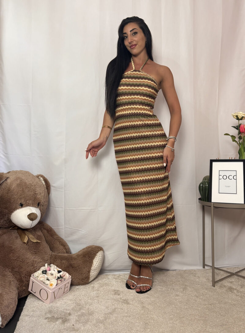 coord. set jasmine- marrone e verde