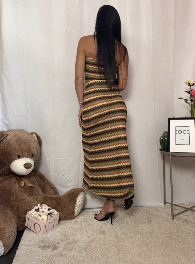 coord. set jasmine- marrone e verde - immagine 2
