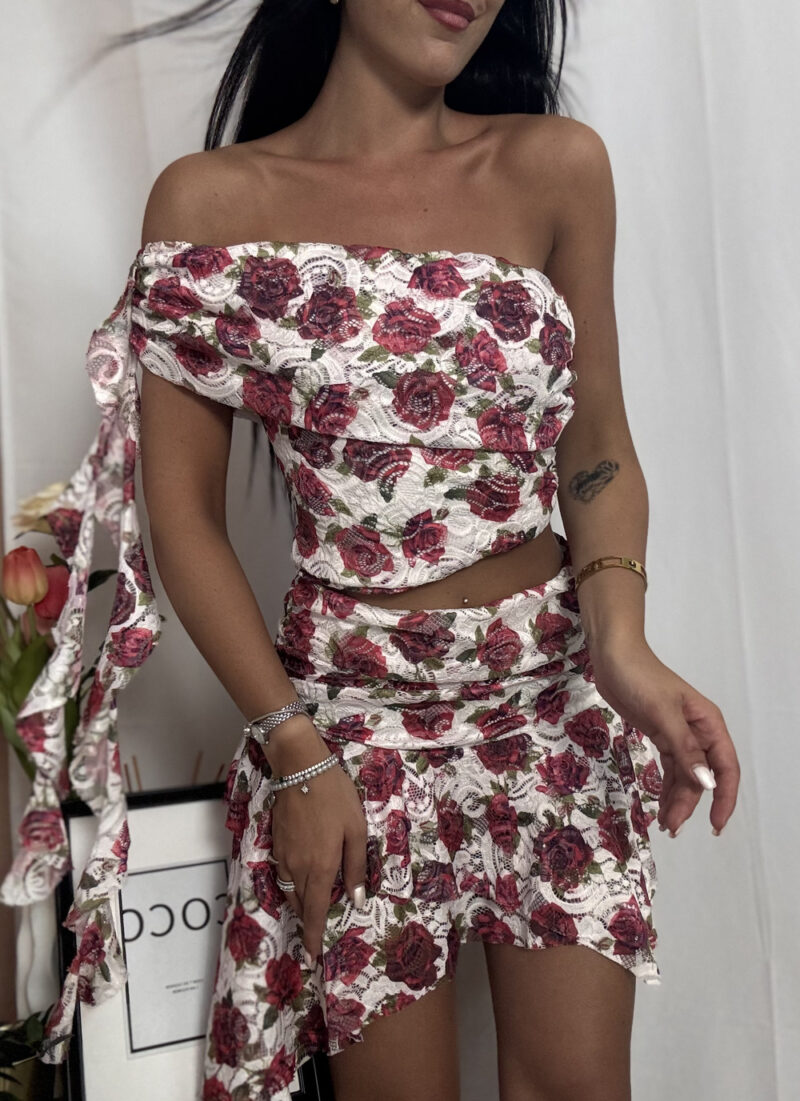 coord. valerìe- bianco/rosso