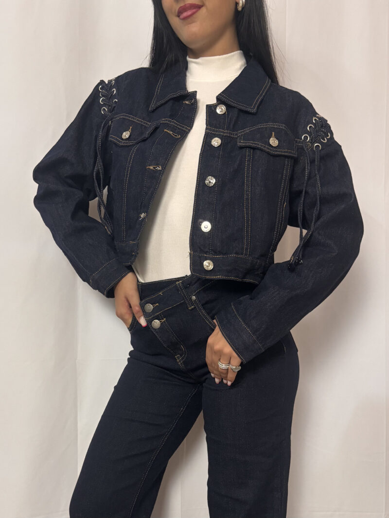 GIUBBINO DENIM SCURO