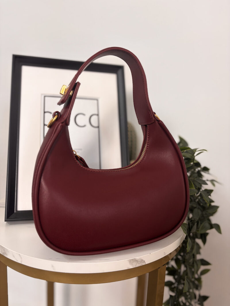 borsa yasmine- burgundy