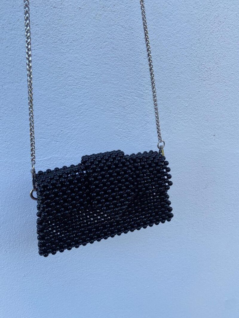 pearl bag jaqueline- nera - immagine 3
