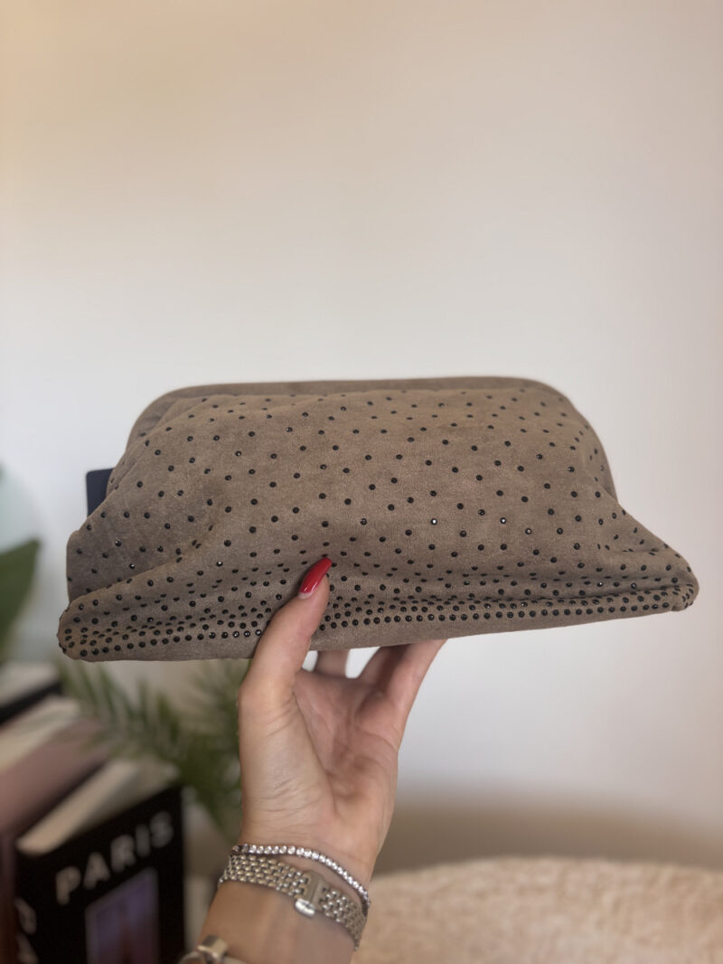 pouch camoscio- khaki - immagine 2