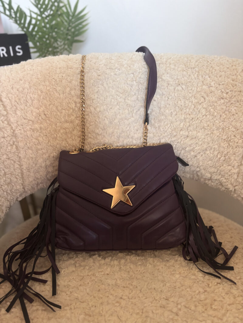 borsetta stella- dark purple - immagine 2