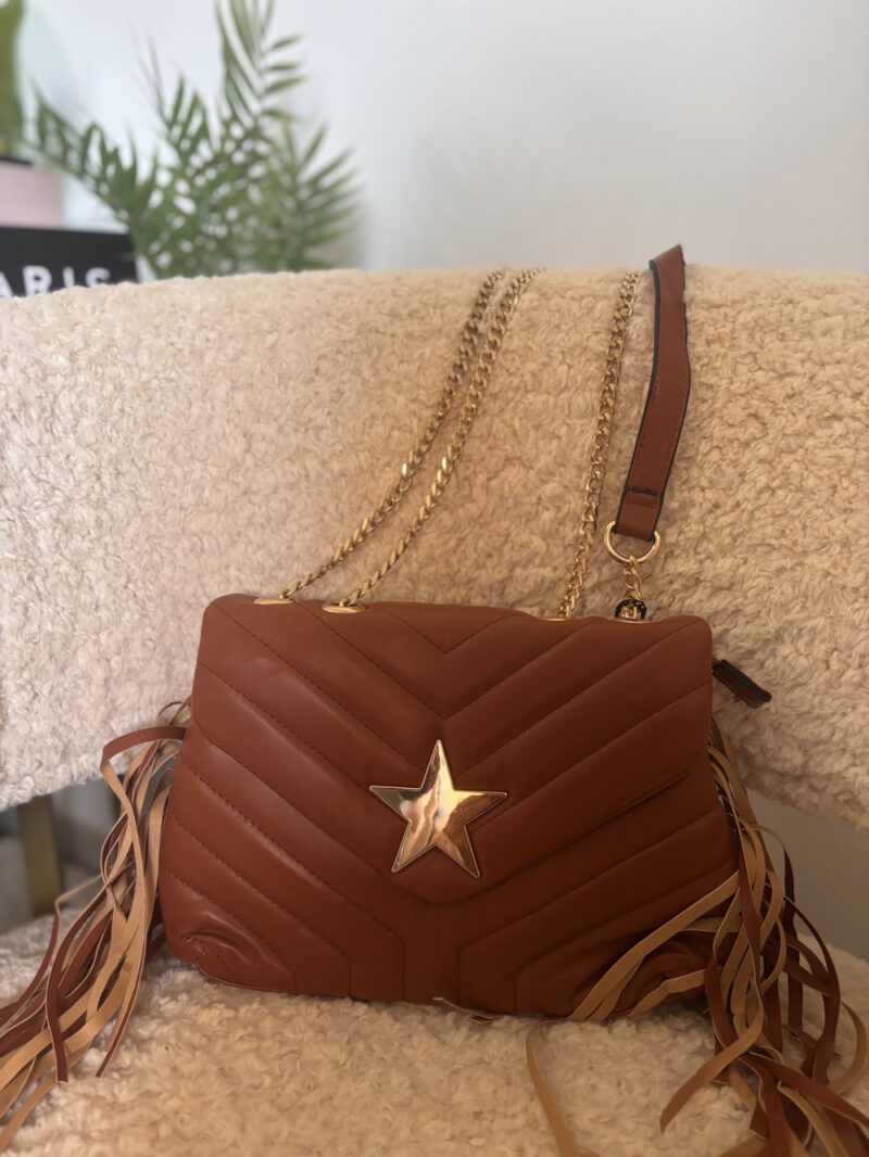 borsa stella- cammello