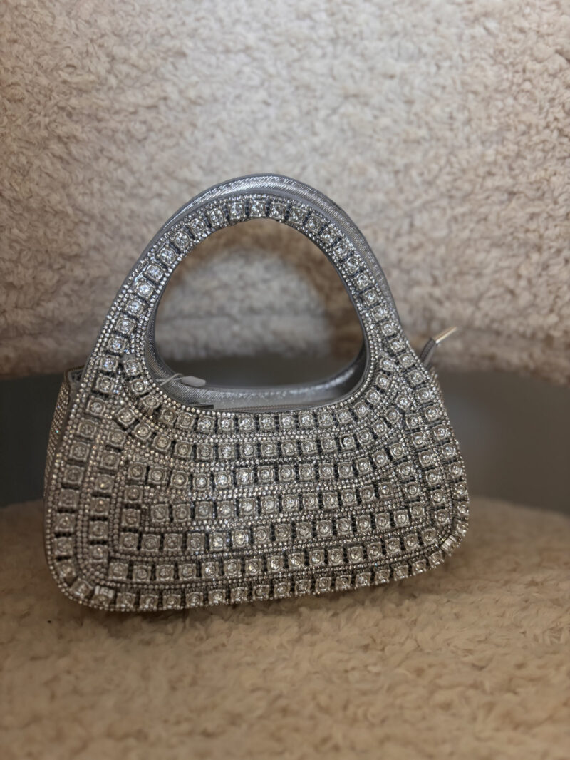 borsa jessica- silver - immagine 2