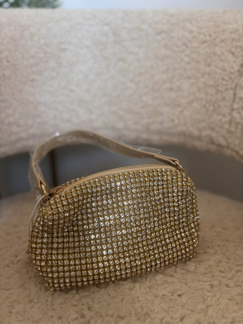 borsa strass- gold - immagine 2