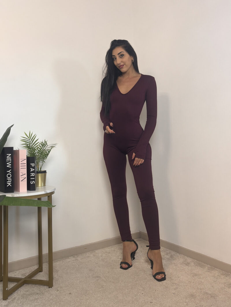 tuta cat- dark purple - immagine 2