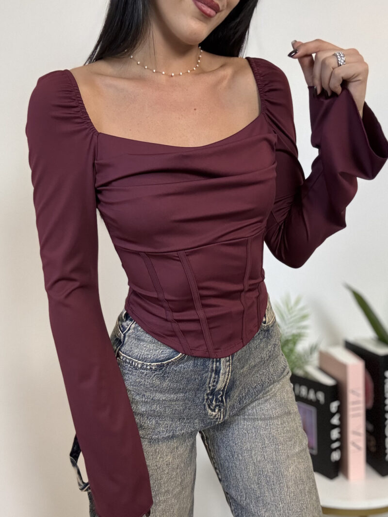 corset. lucy- bordeaux - immagine 3