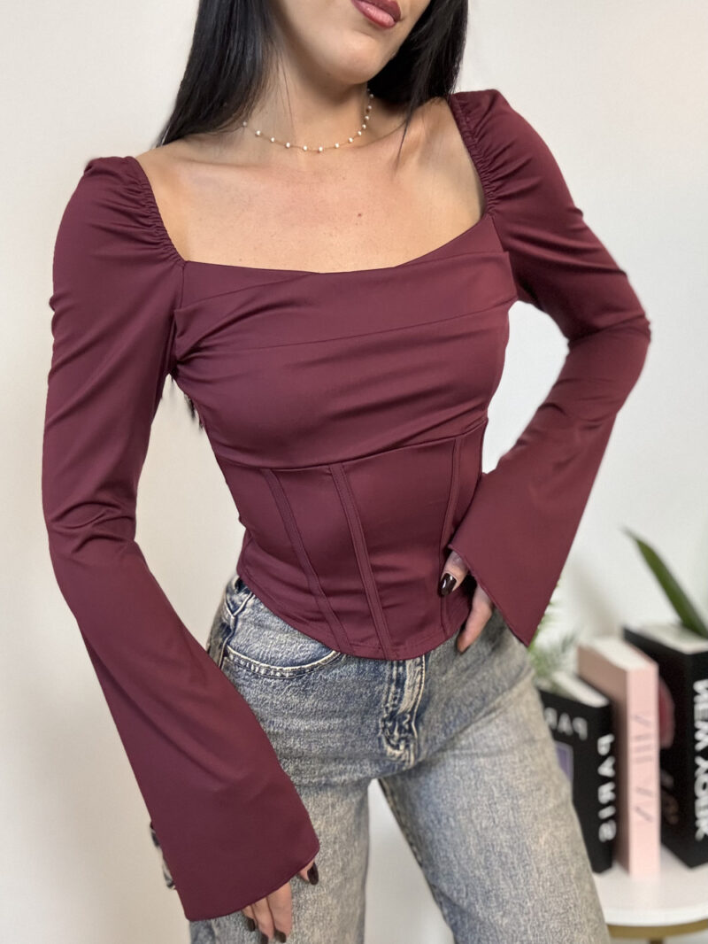 corset. lucy- bordeaux - immagine 2