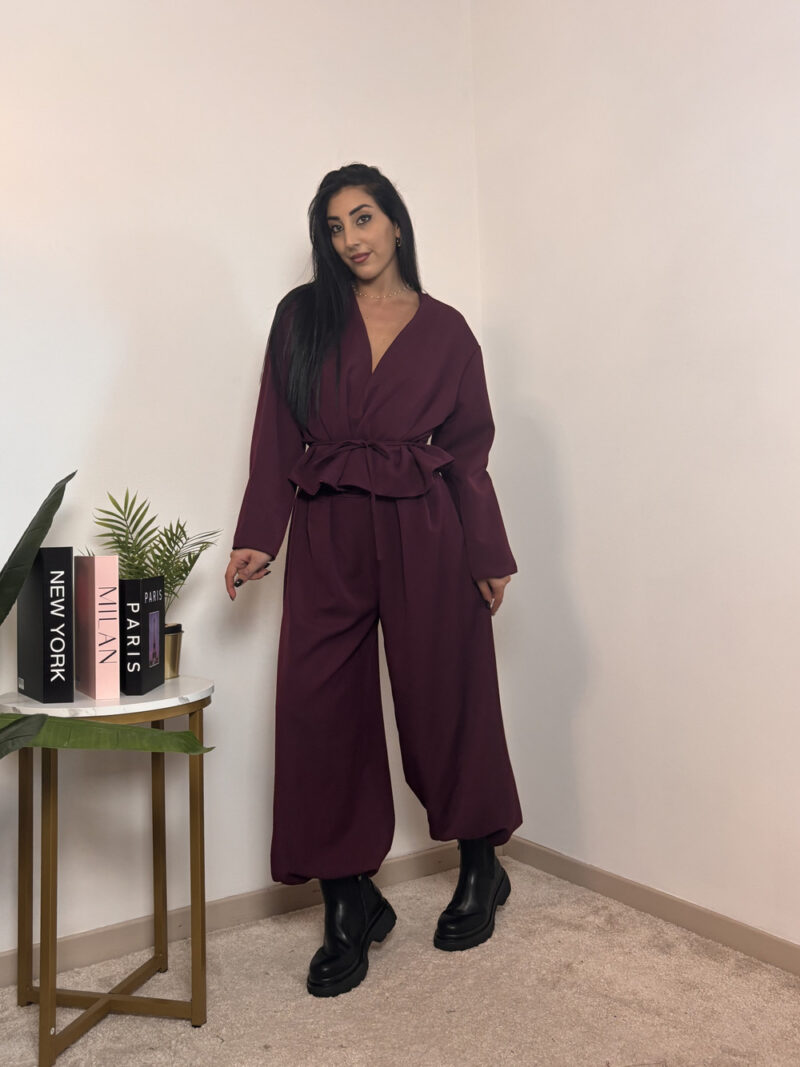coordinato samira- dark purple