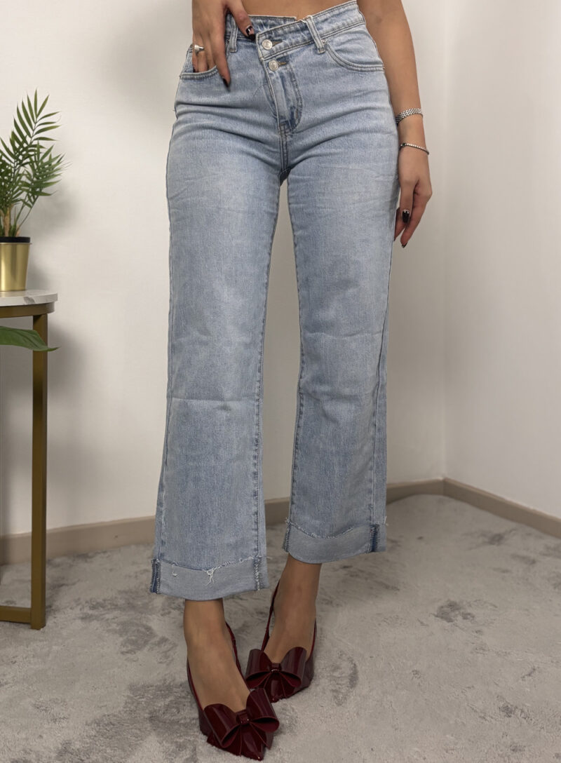 jeans denim- risvolto