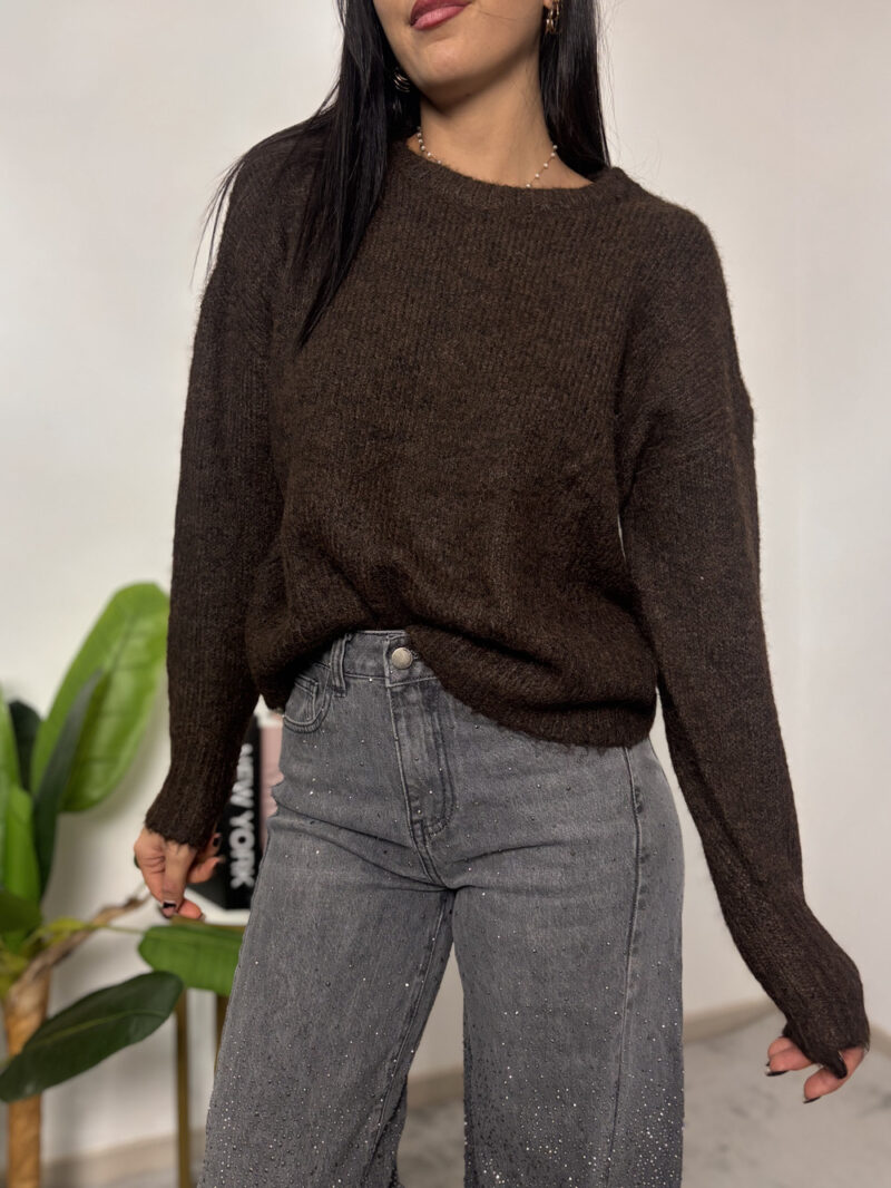 Maglione kamelia- Choco - immagine 3